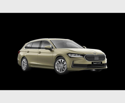 skoda superb combi geel