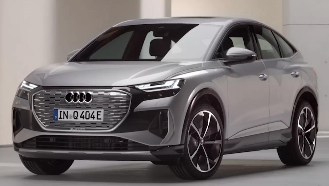 q4 e-tron sportback grijs