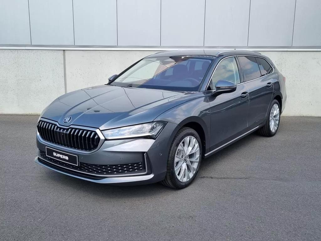 skoda superb combi grijs